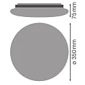 Ledvance SF CIRC 350 SEN V 18W 3CCT IP44 LEDV with sensor, CCT Switch