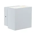 Luminaire mural d'extérieur LED CYBO grand, angulaire, rotatif IP65, blanche 