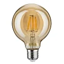 Paulmann Paulmann LED Vintage Globe, 95, 6W, E27, gold, gold light, dimmable