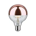 Lampe de miroir frontal globe DECO GLOBE G95 LED COPPER ON-OFF commutable G95 clair E27 6,5W 600lm 2700K CRI >80 