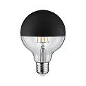 Paulmann Lampe de miroir frontal globe DECO GLOBE G95 LED BLACK MATT DIM G95 clair E27 6,5W 600lm 2700K CRI >80 gradable