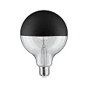 Lampe de miroir frontal globe DECO GLOBE G125 LED BLACK MATT G125 clair E27 6,5W 600lm 2700K CRI >80 gradable