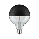 Paulmann Lampe de miroir frontal globe DECO GLOBE G125 LED BLACK MATT G125 clair E27 6,5W 600lm 2700K CRI >80 gradable