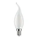 Paulmann LED Filament Candle lamp wind gust, 230V, E14, 2.6W 2700K 250lm, not dimmable, satin