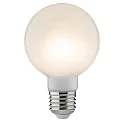 Paulmann LED Filament Globe Lamp G80, 230V, E27, 7.5W 2700K 806lm, dimmable, glass opal