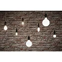 Paulmann LED Filament Globe Lamp G80, 230V, E27, 7.5W 2700K 806lm, dimmable, glass opal