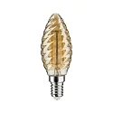 Paulmann Lampe à filament en forme de bougie torsadée B35 E14 2,6W 260lm 2500K CRI >80
