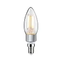 Paulmann Ampoule à filament forme bougie B35 Dim-To-Warm E14 5W 470lm 1800-3000K CRI >80 gradable