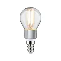 Paulmann Ampoule à filament forme de gouttes P45 Dim-To-Warm E14 5W 470lm 1800-3000K CRI >80 gradable