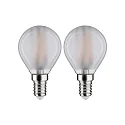 Paulmann filament lamp drop P45 set of 2 E14 4,5W 470lm 2700K CRI >80 