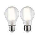 Lampe LED forme poire lot de 2 E27 7W 806lm 4000K 360° CRI >80 