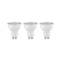 Lampe à réflecteur LED lot de 3 GU10 7W 460lm 4000K 36° CRI >80 