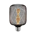 Lampe à filament LED METALLIC GLOW CYLINDER HELIX commutable E27 3,5W 110lm 1800K CRI >80 