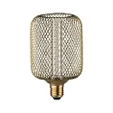 Paulmann Lampe à filament LED METALLIC GLOW CYLINDER SPIRAL commutable E27 4,2W 200lm 1800K CRI >80 