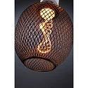 Paulmann LED filament lamp METALLIC GLOW GLOBE HELIX switchable E27 3,5W 110lm 1800K CRI >80 