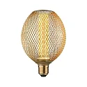 Lampe à filament LED METALLIC GLOW GLOBE SPIRAL commutable E27 4,2W 200lm 1800K CRI >80 