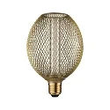 Paulmann Lampe à filament LED METALLIC GLOW GLOBE SPIRAL commutable E27 4,2W 200lm 1800K CRI >80 