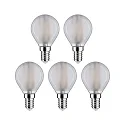Paulmann LED Lampe gouttes lot de 5 E14 5W 470lm 4000K CRI 80-89