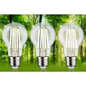 Paulmann Ampoule à filament forme standard ECO-LINE AGL lot de 3, commutable A60 clair E27 3x 4W 840lm 3000K 360° CRI >80  dégager