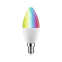 Ampoule LED Smart WIFI RGBW contrôlable par ZigBee E14 5W 470lm 2200-6500K CRI 80-89 gradable