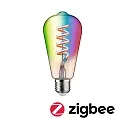 Paulmann Ampoule LED Smart WIFI contrôlable par ZigBee E27 6,3W 470lm 2200-6500K CRI 80-89 gradable
