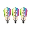 Ampoule LED Smart WIFI RGBW contrôlable par ZigBee E27 6,3W 470lm 2200-6500K CRI 80-89 gradable