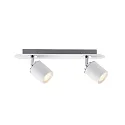 Paulmann Spot TUBE à 2 flammes GU10 IP44, chrome, blanche gradable