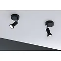 Paulmann Spot CAROLINA à 1 flamme GU10 IP44, anthrazit, chrome gradable