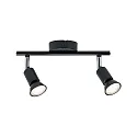 Paulmann Spot CAROLINA à 2 flammes GU10 IP44, anthrazit, chrome gradable
