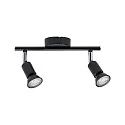Paulmann Spot CAROLINA à 2 flammes GU10 IP44, anthrazit, chrome gradable