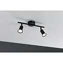 Paulmann Spot CAROLINA à 2 flammes GU10, noir mat gradable