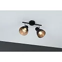 Paulmann Spot DAVY à 2 flammes E27, chrome, noir mat gradable