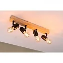 Paulmann Spot ARVID 4 flammes E27, noir  gradable