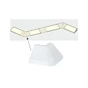 Paulmann Connecteur d'angle DELTA lot de 2, coin extérieur, satin