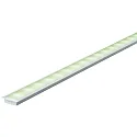 Paulmann Accessories Recessed profile with diffuser, 100cm, anodized / satin aluminum