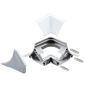 Paulmann Connecteur d'angle lot de 2, coin extérieur, gris