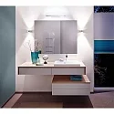 Paulmann Luminaire de salle de bain KUMA LED haut bas IP44, chrome 