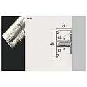 Paulmann MaxLED / Your LED Strip Duo Alu Profile set, 200cm, incl. side diffusers, alu anodized