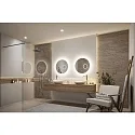 Paulmann mirror with lighting MIRRA LED Ø 60CM . INK. 3X ZOOM round, with cosmetic mirror IP44, white dimmable