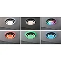 Paulmann Applique et plafonnier RAINBOW DYNAMIC petit, Tunable White, RGB IP20, noir , blanche gradable