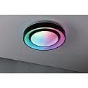 Paulmann Applique et plafonnier RAINBOW DYNAMIC petit, Tunable White, RGB IP20, noir , blanche gradable