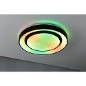 Applique et plafonnier RAINBOW DYNAMIC grand, Tunable White, RGB IP20, noir , blanche gradable