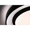 Applique et plafonnier RAINBOW DYNAMIC grand, Tunable White, RGB IP20, noir , blanche gradable