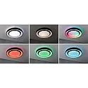 Applique et plafonnier RAINBOW DYNAMIC grand, Tunable White, RGB IP20, noir , blanche gradable