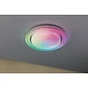 Paulmann Applique et plafonnier RAINBOW DYNAMIC petit, Tunable White, RGB IP20, chrome, blanche gradable