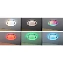 Paulmann Applique et plafonnier RAINBOW DYNAMIC petit, Tunable White, RGB IP20, chrome, blanche gradable