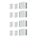Paulmann Connecteur d'angle MAXLED STRIPE avec prise de courant, lot de 4, blanche
