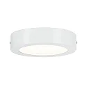 Applique et plafonnier LUNAR LED petit, rond, commutable, blanc mat 