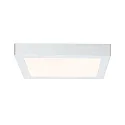 Applique et plafonnier LUNAR LED angulaire, médium, commutable, blanc mat 