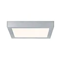 Applique et plafonnier LUNAR LED angulaire, médium, commutable, chromé mat 